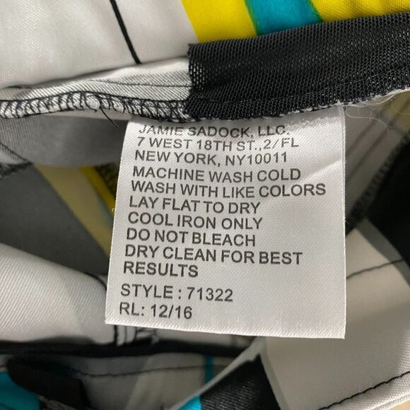 Jamie Sadock Golf Shorts Womens Size 2 Abstract Print Multicolored SS-1466 - Picture 10 of 11